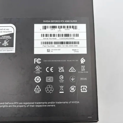 NVIDIA GeForce RTX 4080 Super Founders Edition FE 16GB GDDR6X Graphics Card