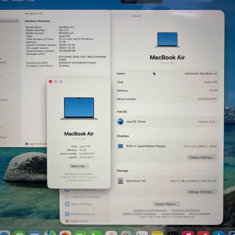 2026 Apple MacBook Air 15" M5 10C GPU 4.6GHz 16GB RAM 512GB SSD MDVQ4LL/A